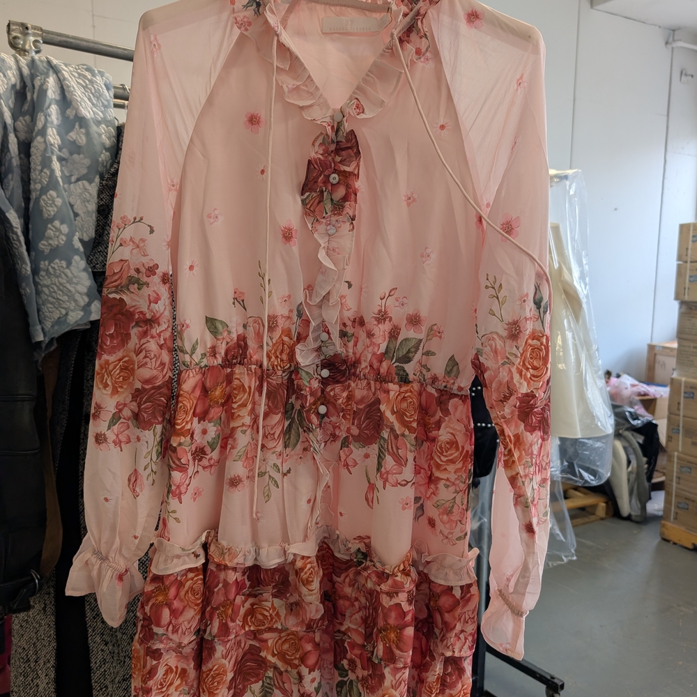 Rachel Parcell Pink Floral Dress